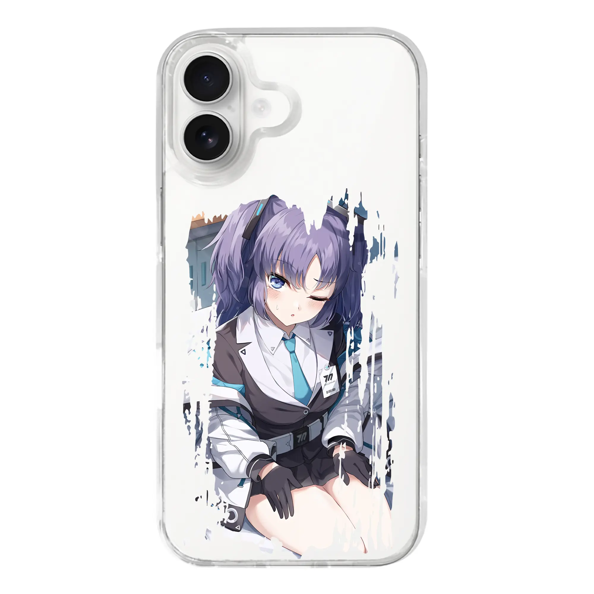 ブルーアーカイブ グッズ 早瀬 ユウカ - iPhone 17シリーズ 透明スマホケース – 薄型・耐衝撃・精密フィット保護カバー